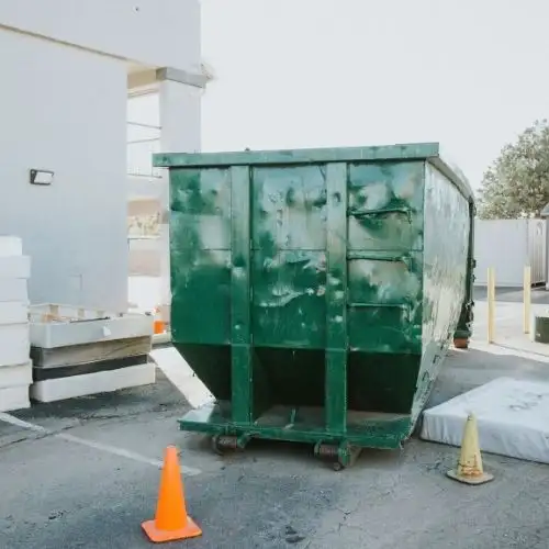 concrete Dumpster pad